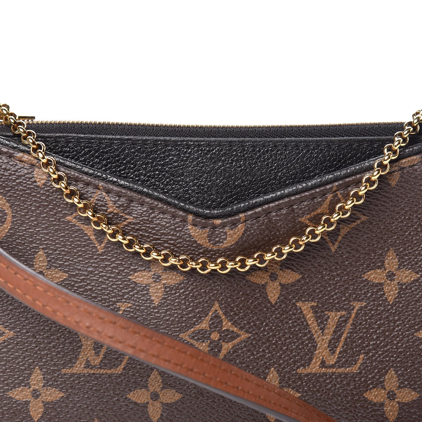Monogram Pallas Clutch Black