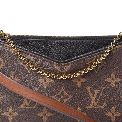 Louis Vuitton Monogram Pallas Clutch Black 11 of 12