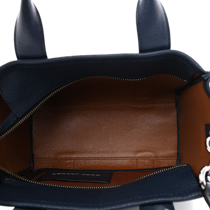 Marc Jacobs Grained Calfskin Small The Tote Bag Blue Sea 5 of 9