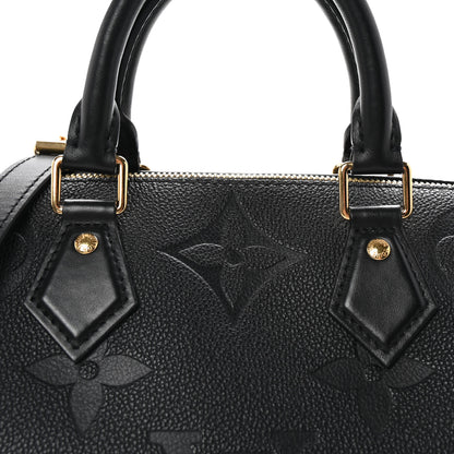 Louis Vuitton Empreinte Monogram Giant Speedy Bandouliere 25 Black 7 of 9