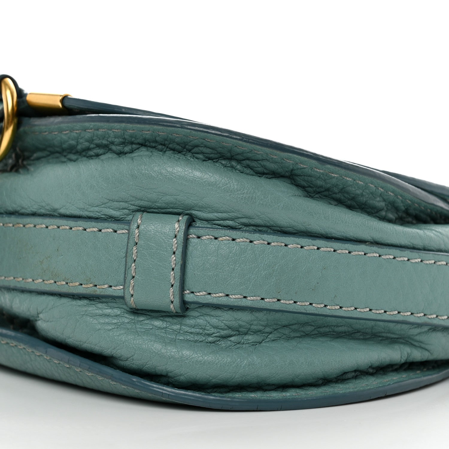 Chloe Calfskin Mini Marcie Round Crossbody Bag Fresh Mint 9 of 12