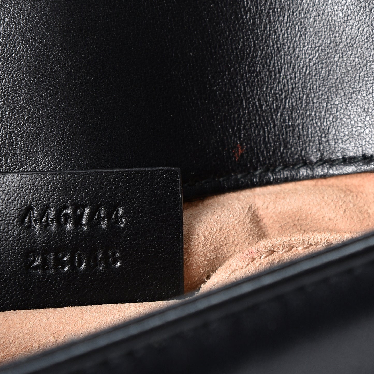 Calfskin Matelasse Mini GG Marmont Shoulder Bag Black