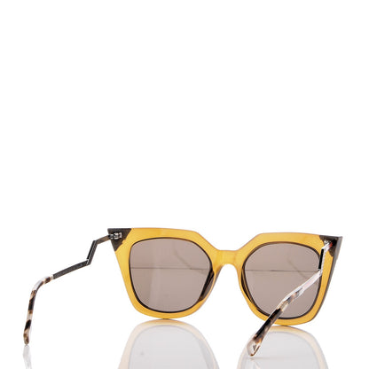 Fendi Iridia Cat Eye Sunglasses FF 0060/S Olive 4 of 9