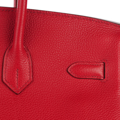 Hermes Togo Birkin 35 Rouge Garance 9 of 23
