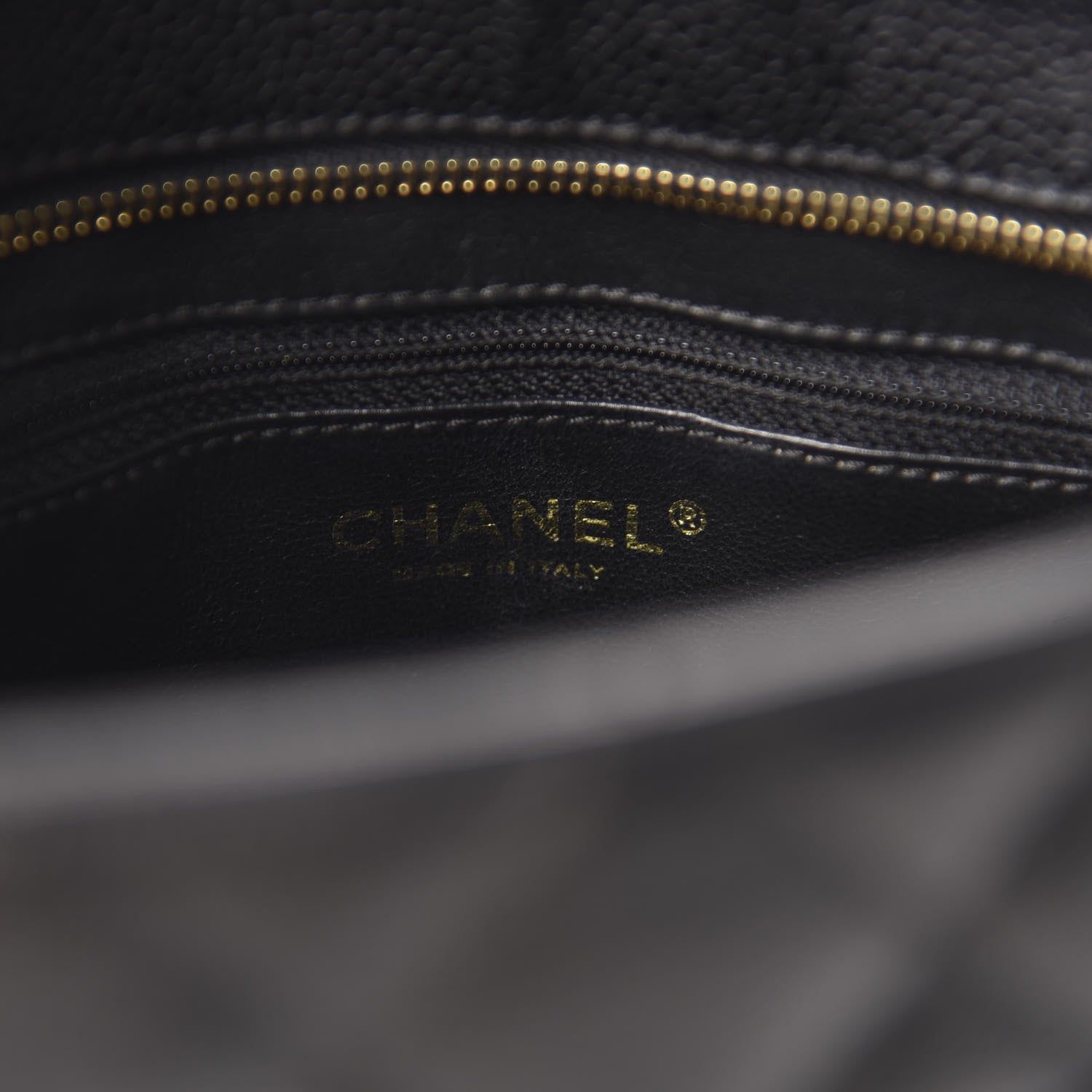 Chanel Caviar Quilted Medallion Tote Black 8 of 10