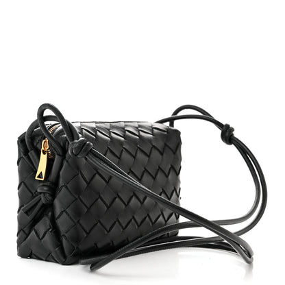 Bottega Veneta Nappa Intrecciato Mini Loop Camera Bag Black 3 of 9