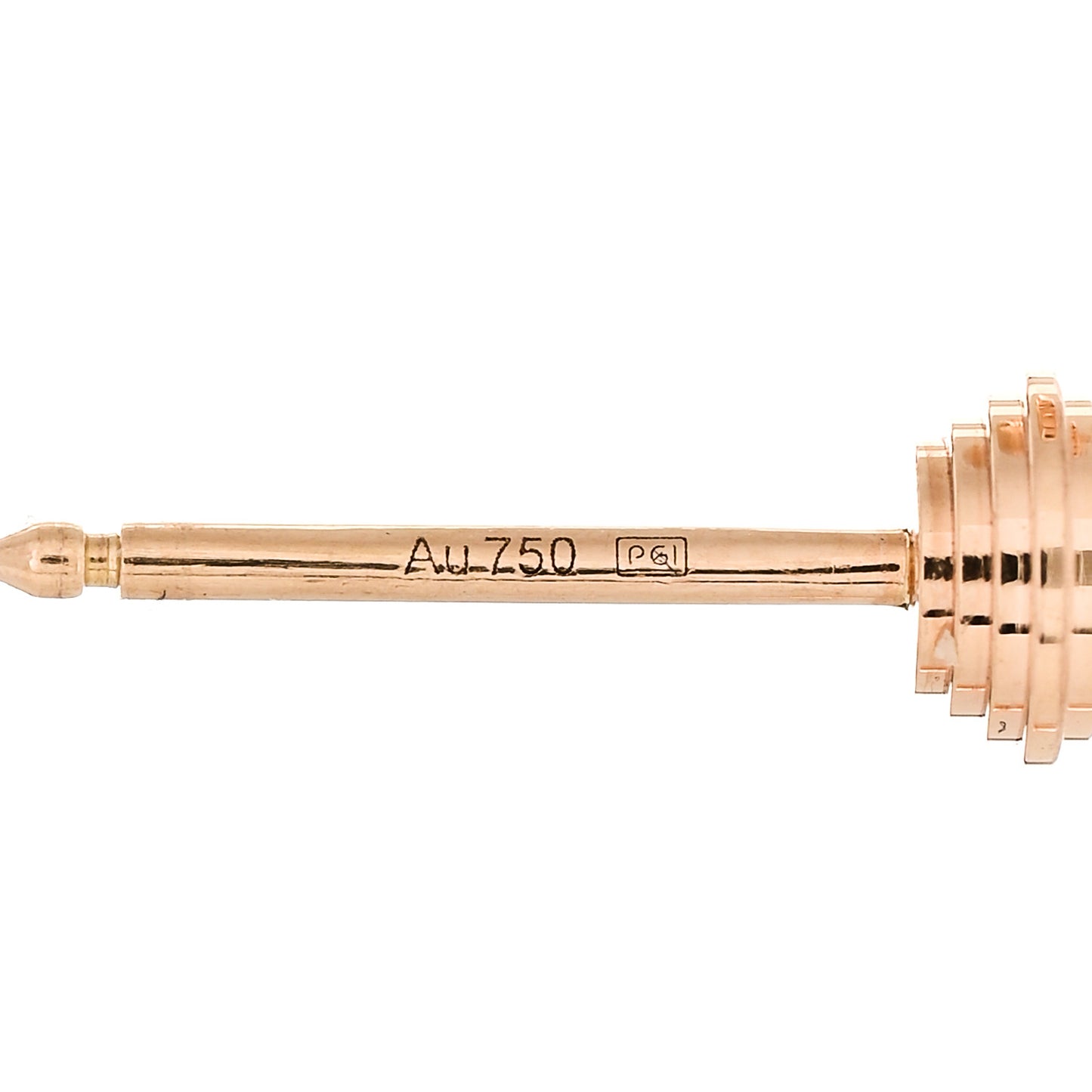 18K Pink Gold Diamond XS D'Amour Earrings