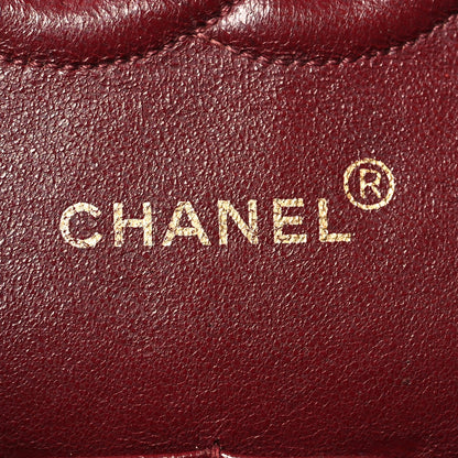 Chanel Lambskin Quilted Medium Double Flap Black 6 of 12