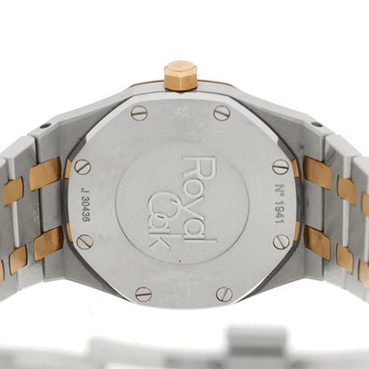 Audemars Piguet Stainless Steel 18K Rose Gold Diamond 33mm Royal Oak Quartz Watch White 67651SR.ZZ.1261SR.01 4 of 5