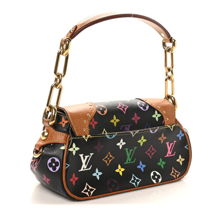 Louis Vuitton Monogram Multicolor Marilyn Black 3 of 9