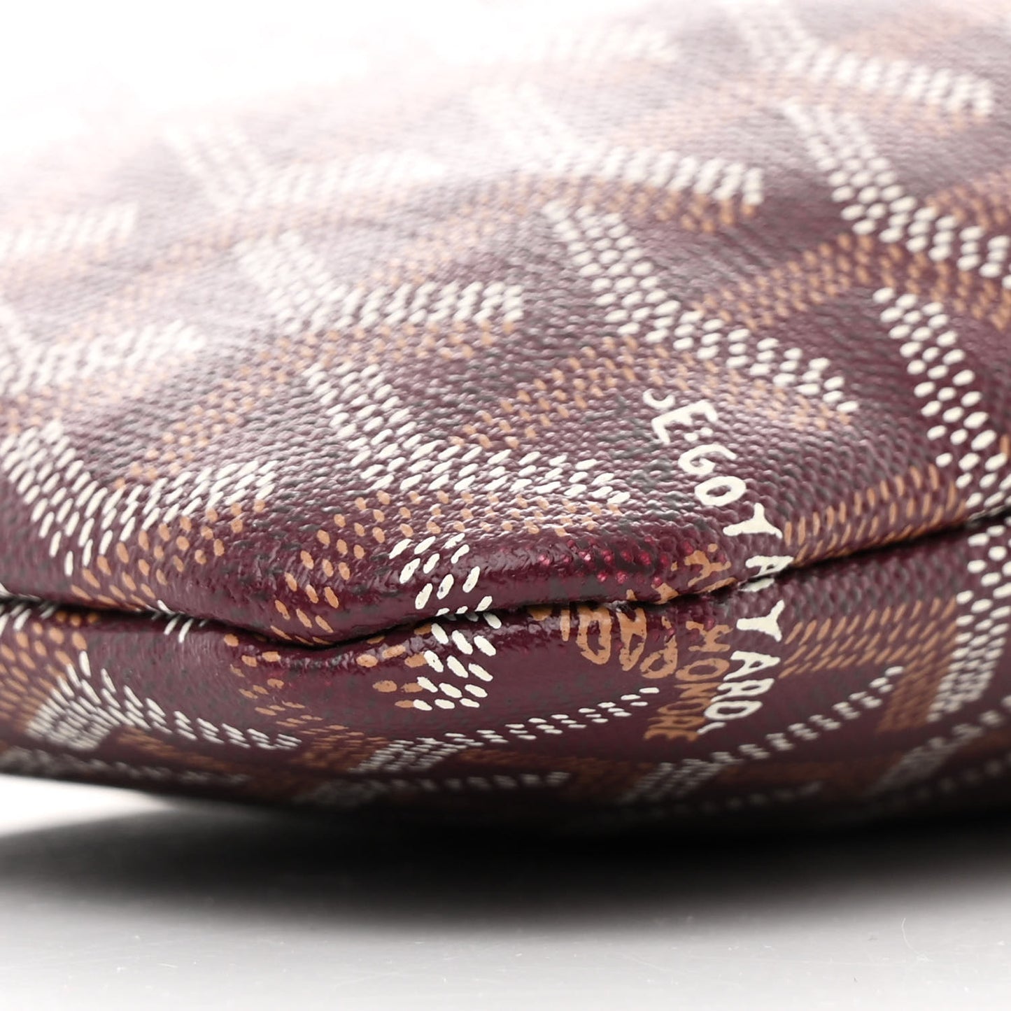 Goyardine Poitiers Tote Burgundy