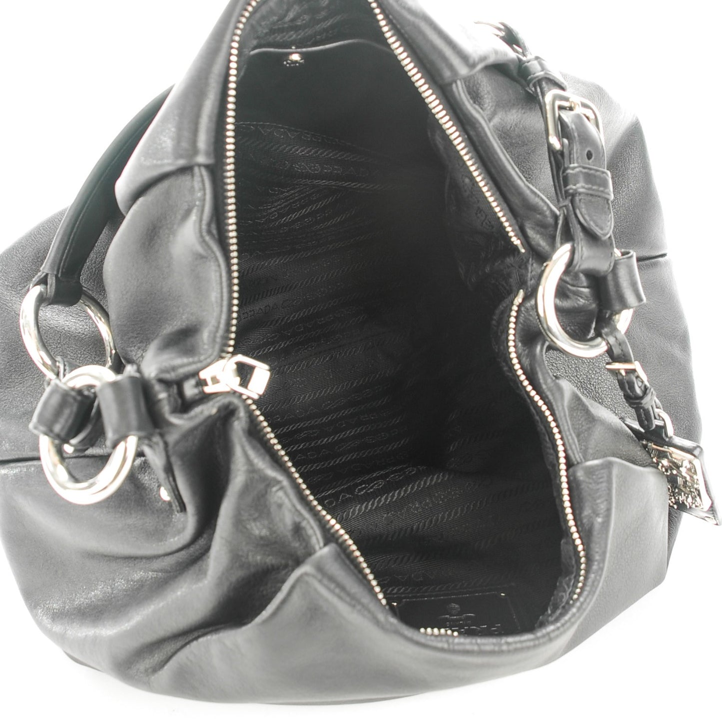 Soft Calf Hobo Nero Black