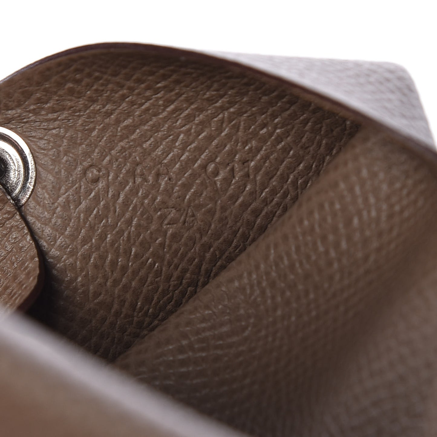 Epsom Calvi Card Case Etoupe