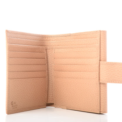 Gucci Dollar Calfskin Interlocking G French Wallet Camelia 5 of 7