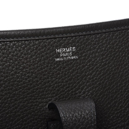Hermes Taurillon Clemence Evelyne III GM Etain 8 of 9