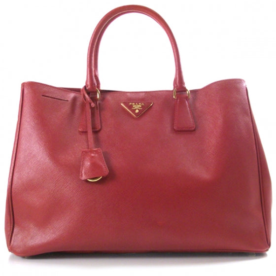 Prada Saffiano Lux Tote Red 1 of 9