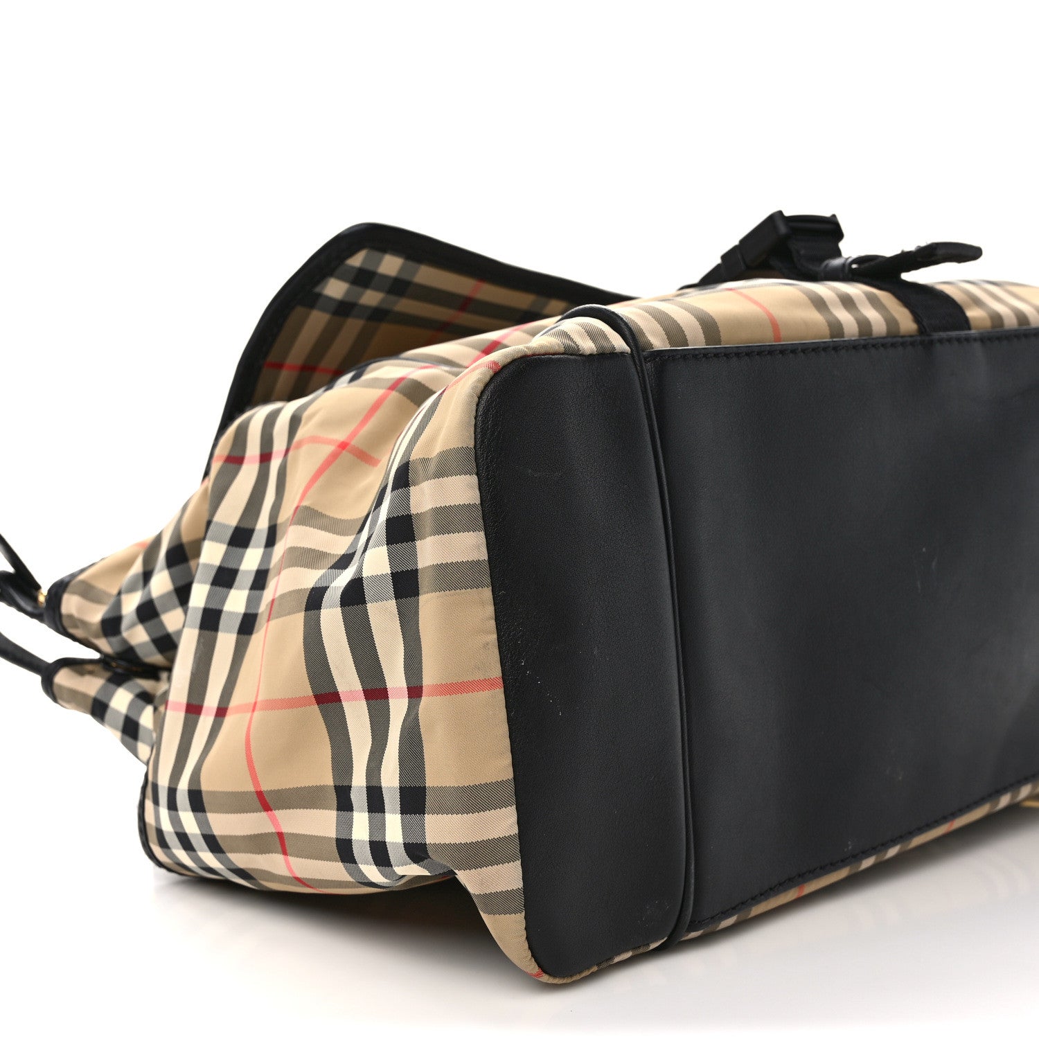 Burberry Nylon Vintage Check Logo Diaper Bag 8 of 14