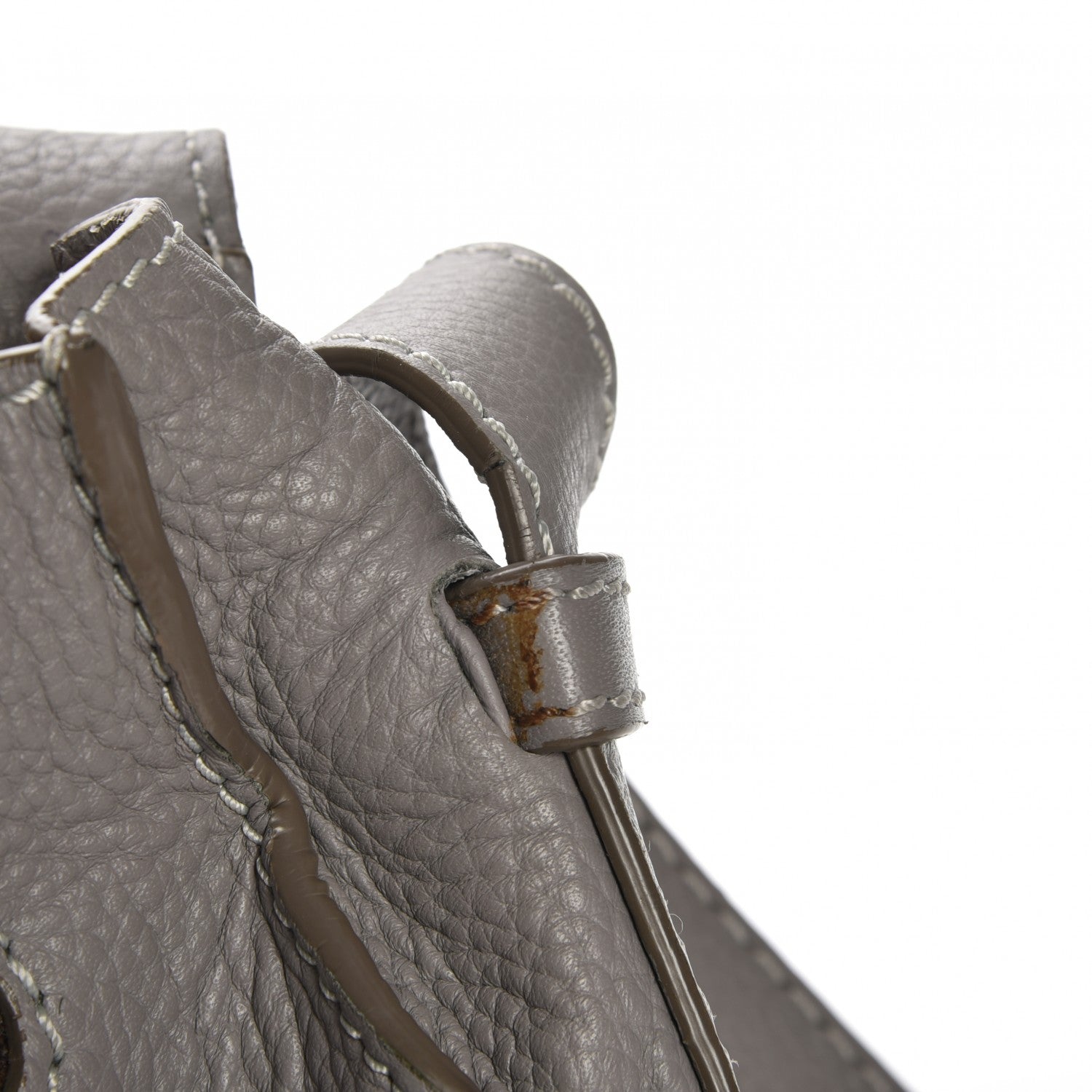 Chloe Calfskin Medium Marcie Round Crossbody Bag Cashmere Grey 6 of 12