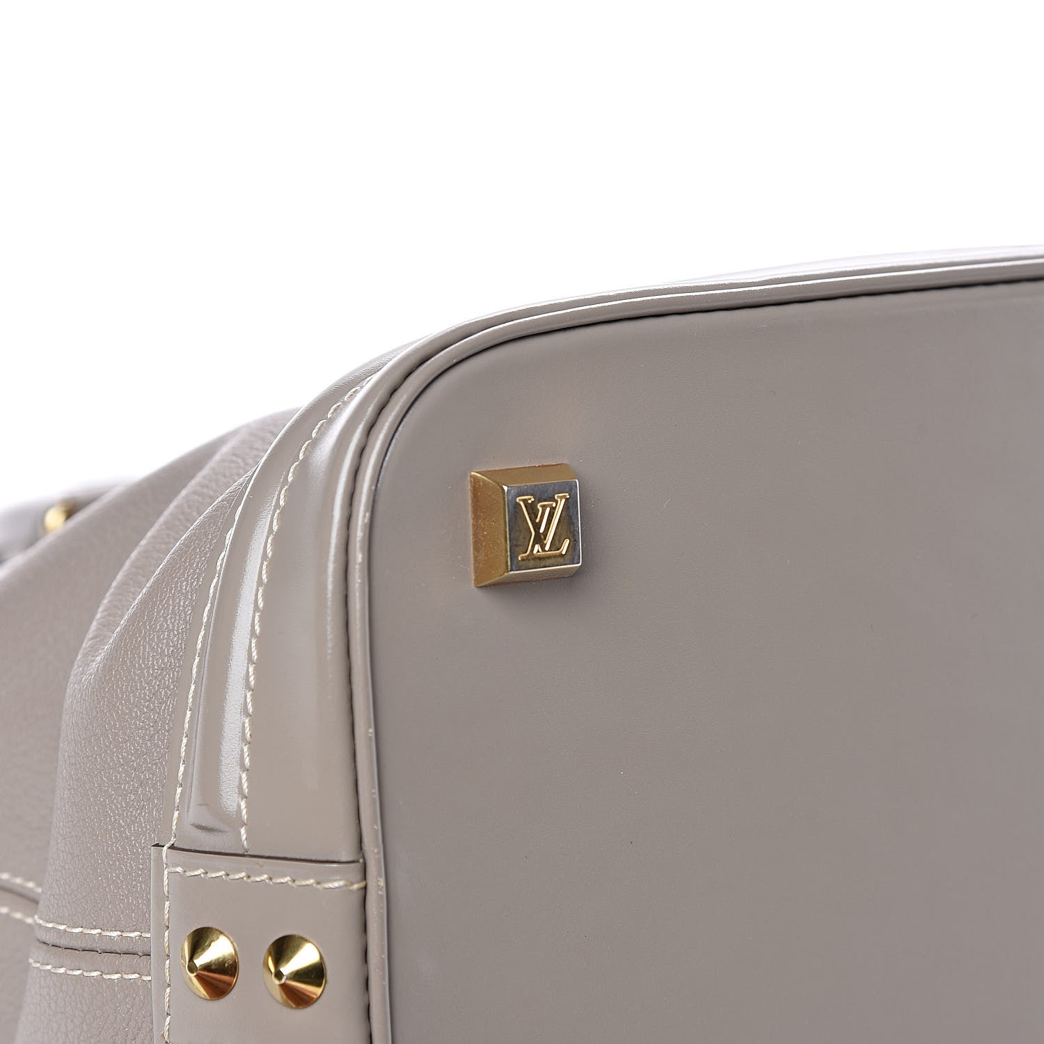 Louis Vuitton Suhali Lockit MM Greige 9 of 13