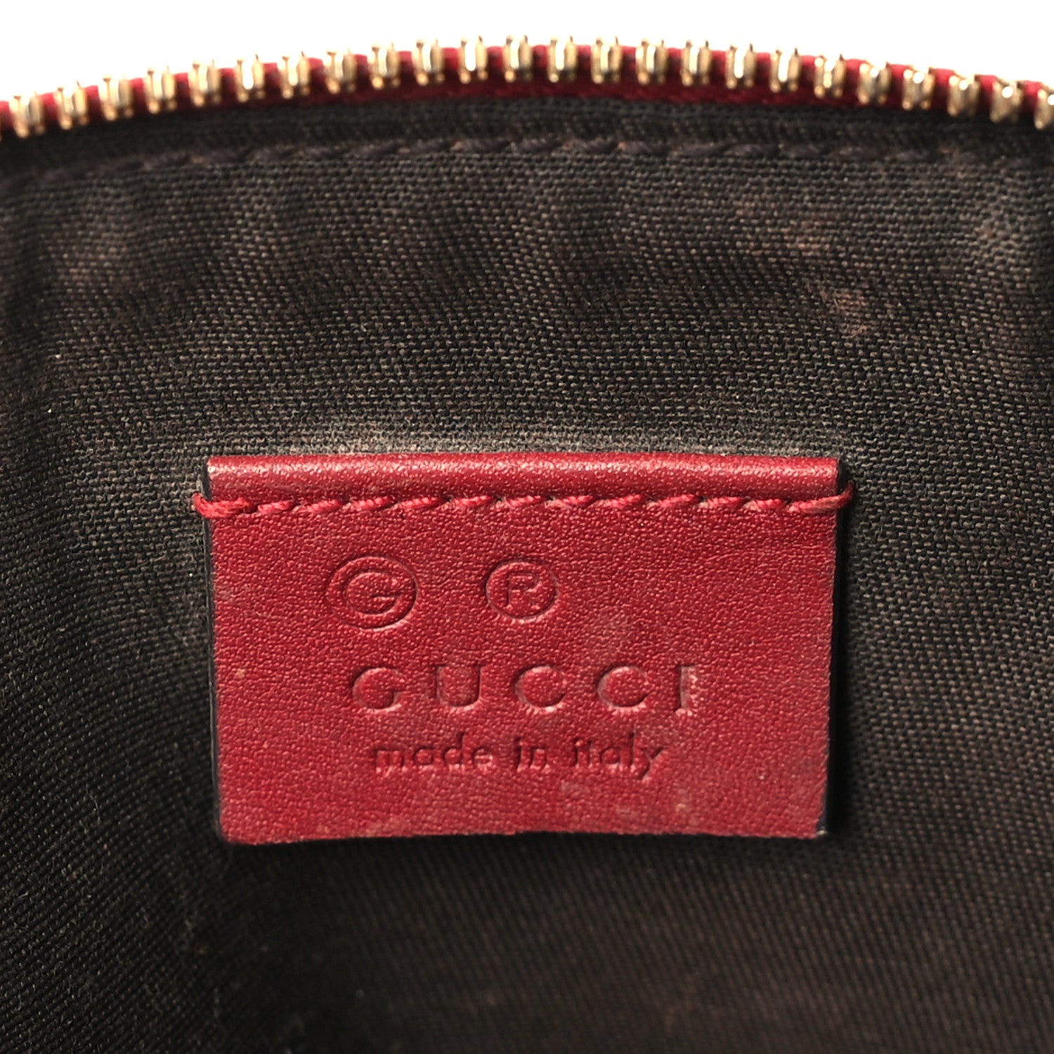Gucci Microguccissima GG Cosmetic Case Red 6 of 12