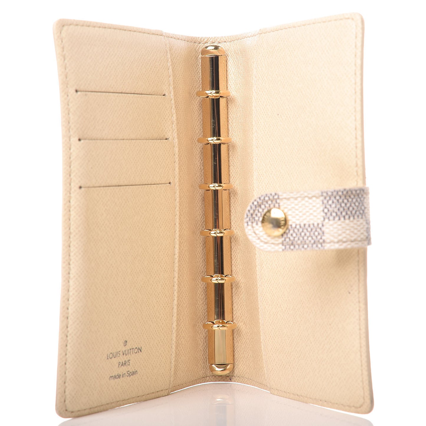 Damier Azur Small Ring Agenda Cover