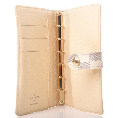 Louis Vuitton Damier Azur Small Ring Agenda Cover 5 of 11