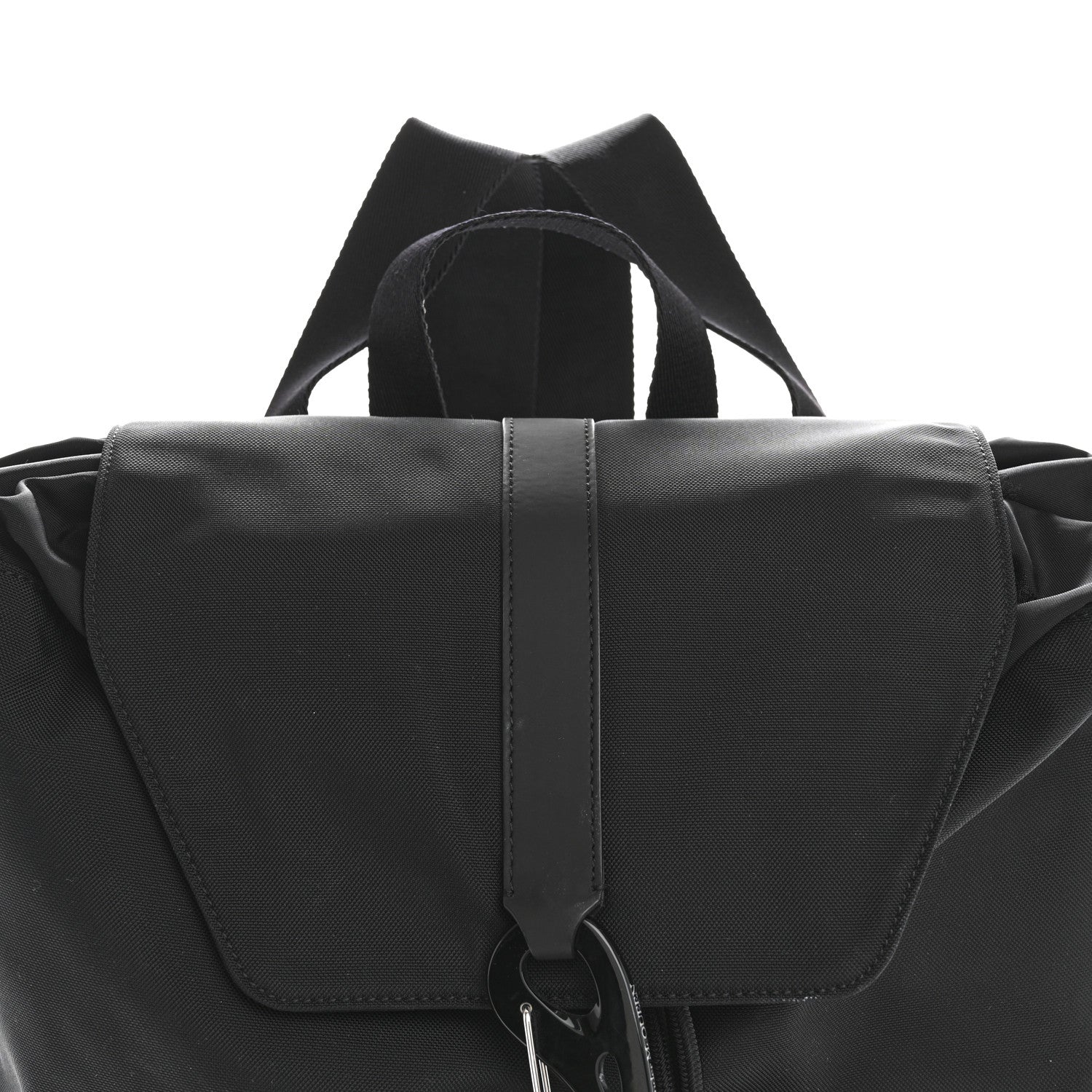 Alexander McQueen Nylon Backpack Black Red 8 of 10
