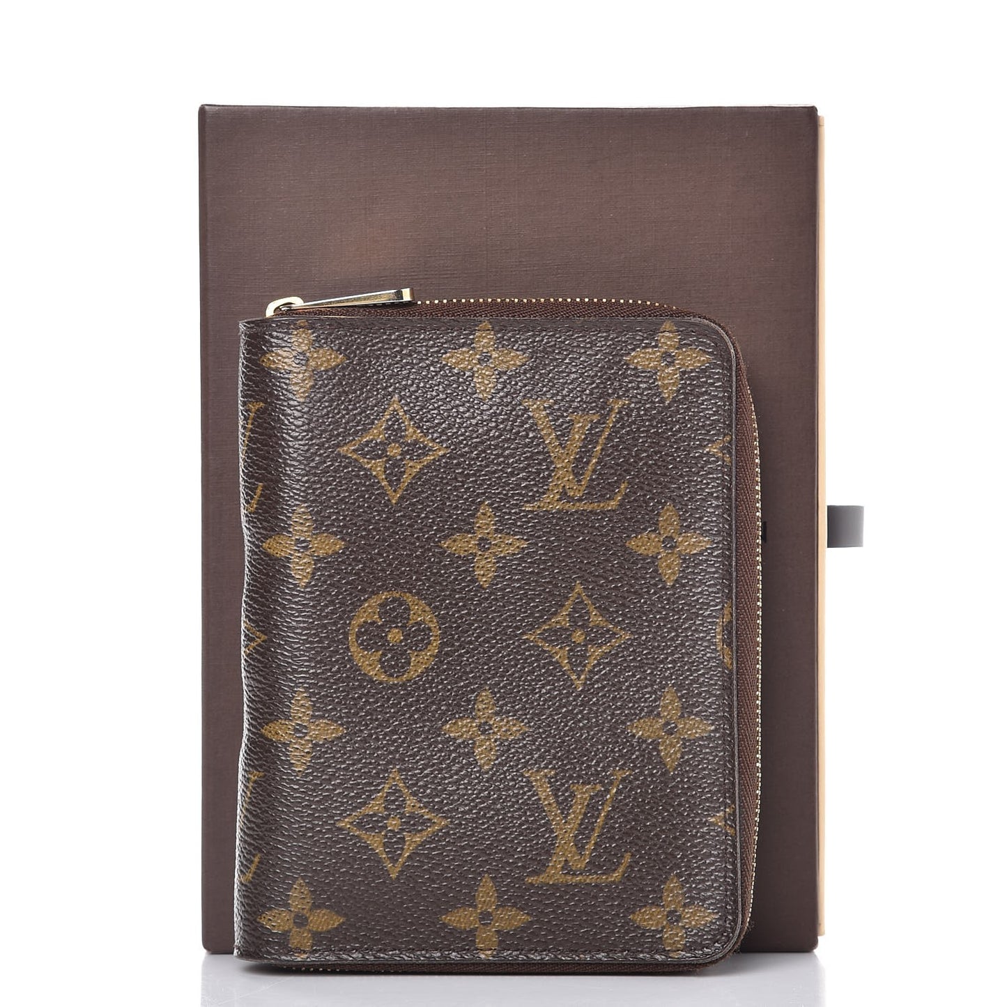 Monogram Zipped Passport Holder Wallet