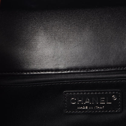 Chanel Lambskin Quilted Large Flap Clutch Black 8 of 9
