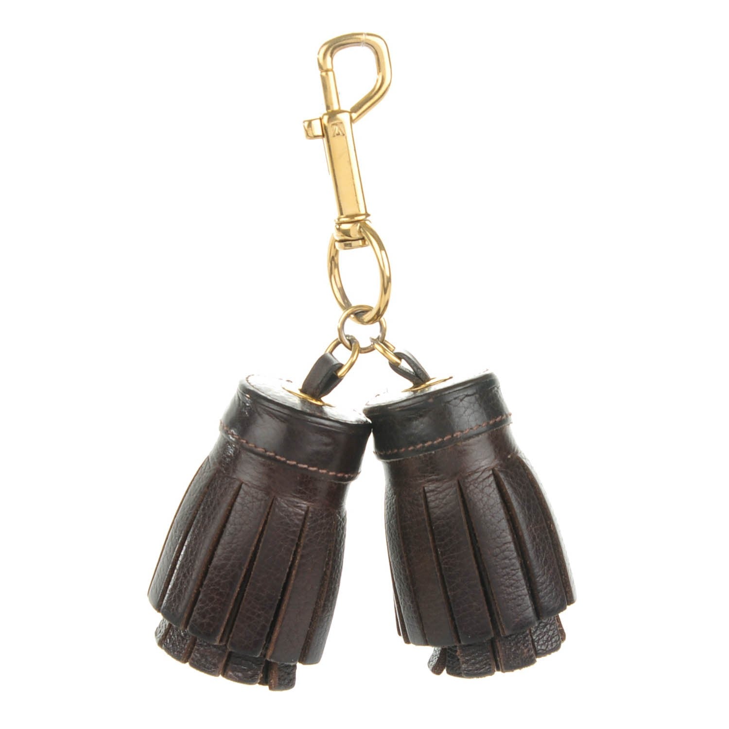 Louis Vuitton Calfskin Circus Bag Charm Marron 1 of 4
