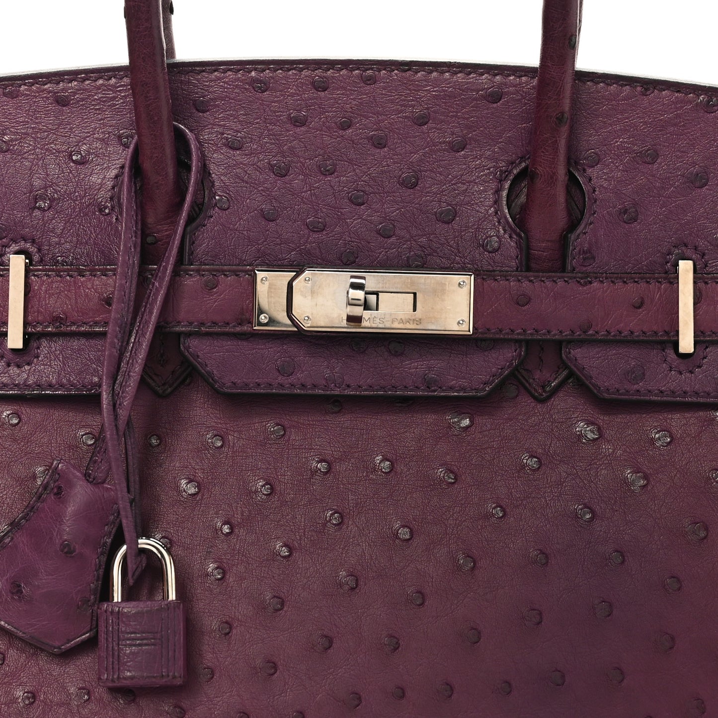 Ostrich Birkin 30 Violine