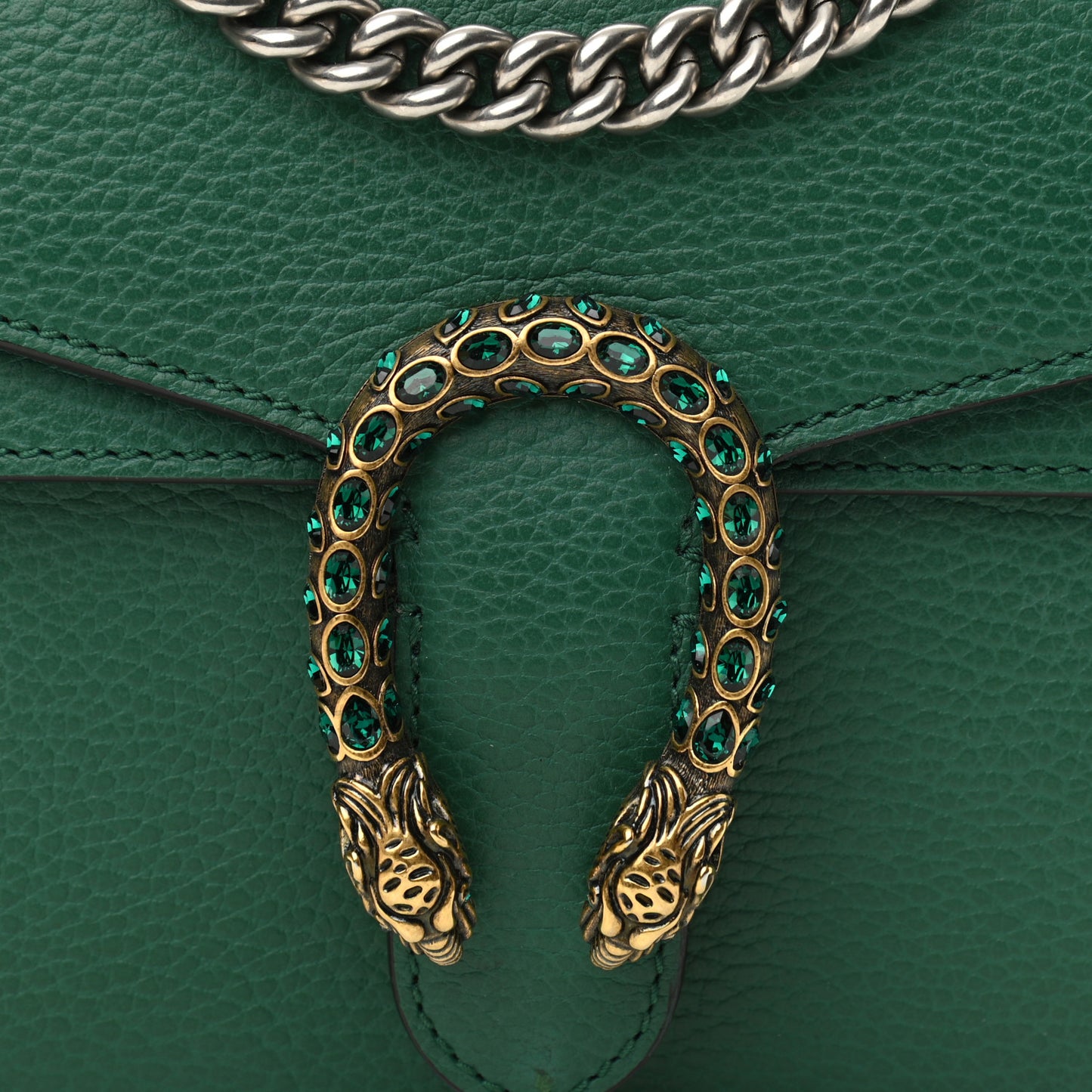 Calfskin Mini Dionysus Shoulder Bag Emerald
