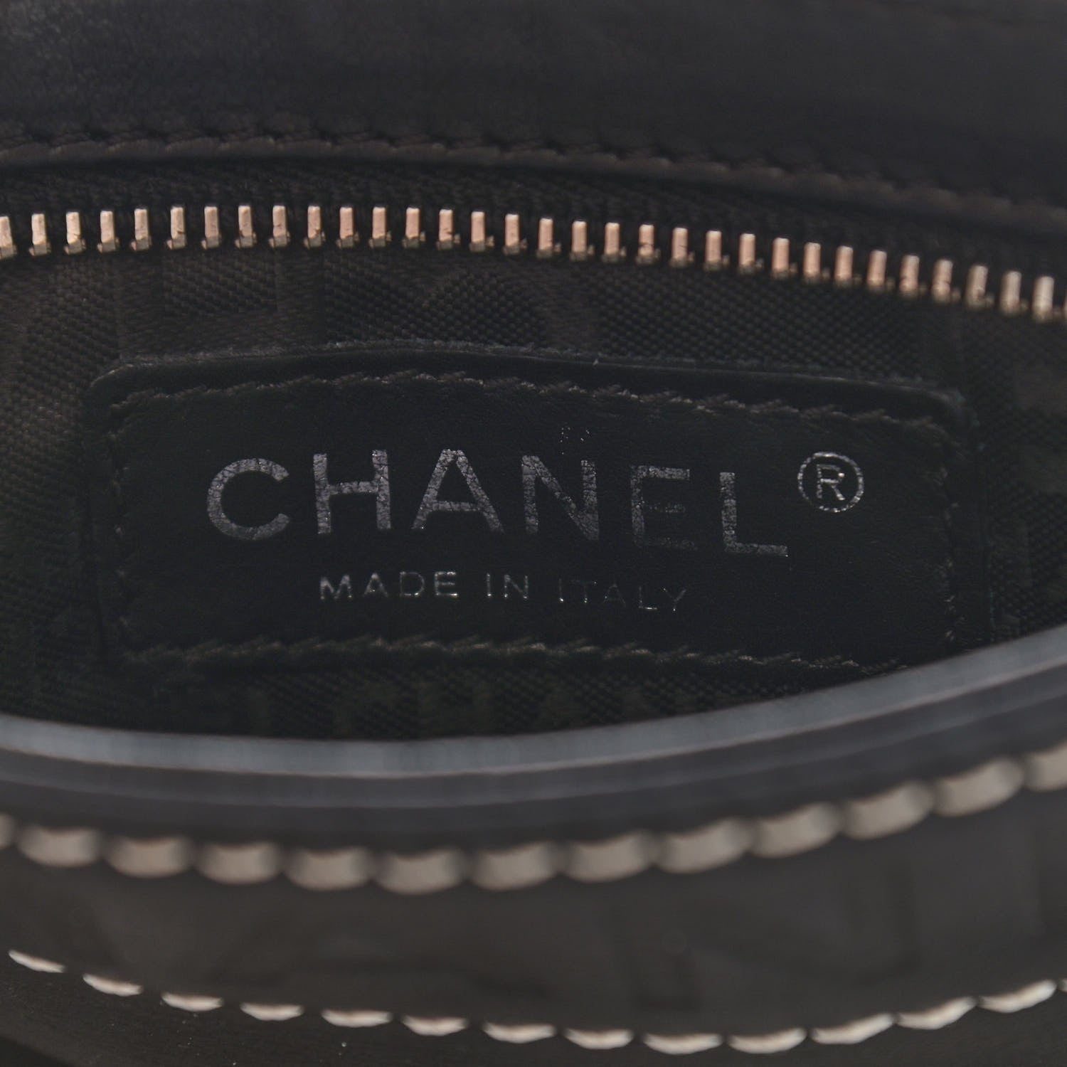 Chanel Lambskin Lax Pochette Black 5 of 9
