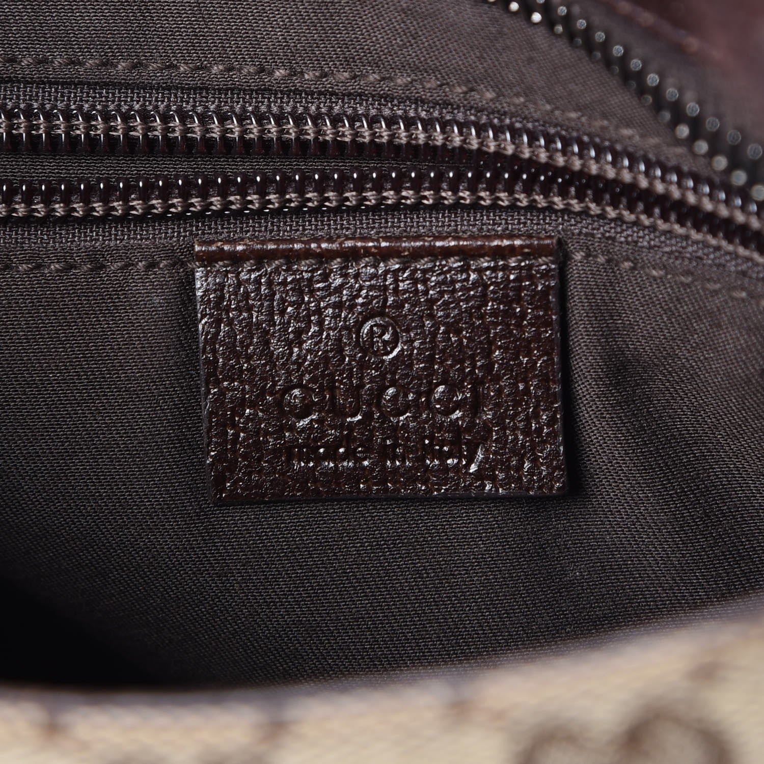 Gucci Monogram Flat Messenger Bag Dark Brown 6 of 8