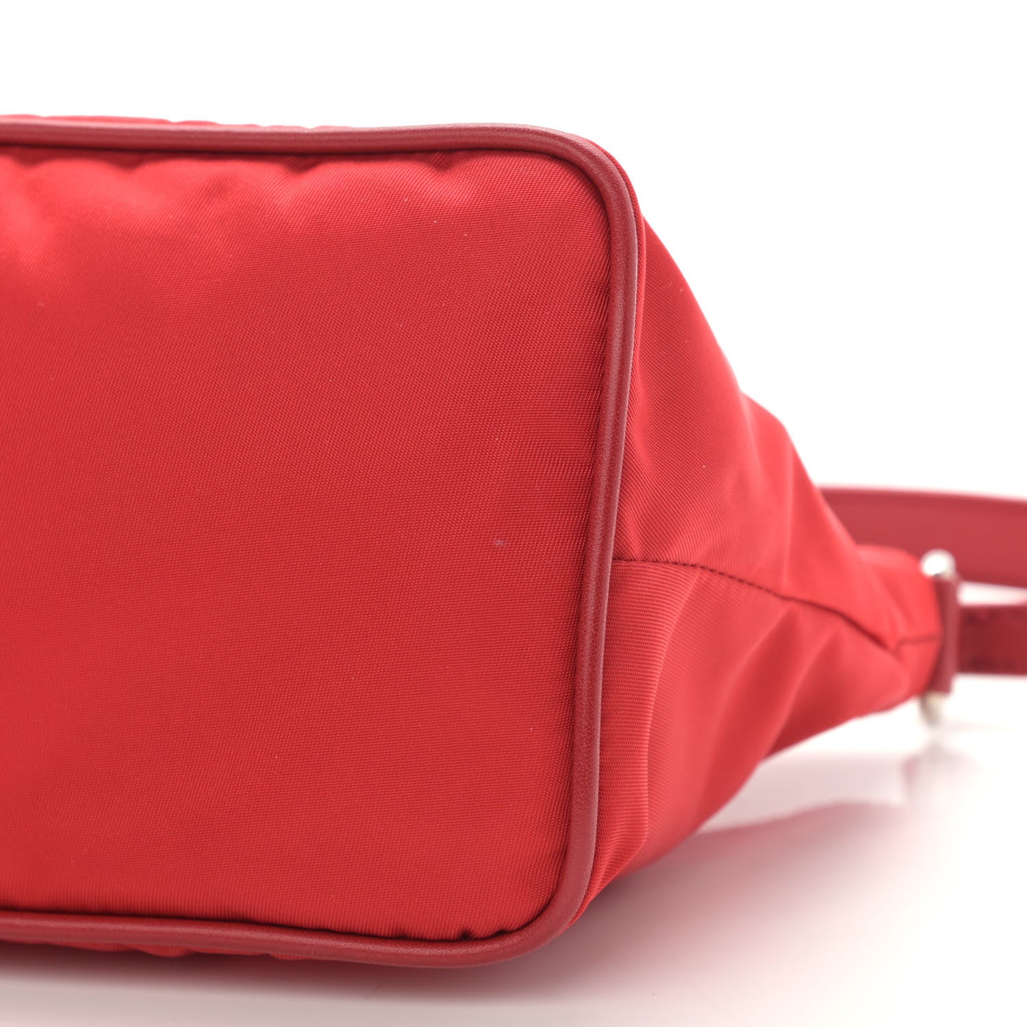 Prada Tessuto Nylon Pochette Bag Rosso 9 of 9