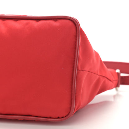 Prada Tessuto Nylon Pochette Bag Rosso 9 of 9