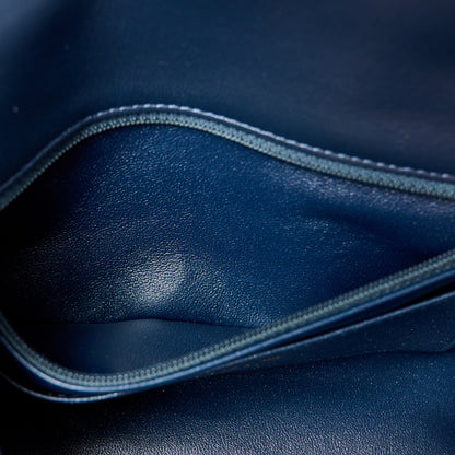 Chanel Washed Denim Quilted Mini Rectangular Flap Blue 6 of 15