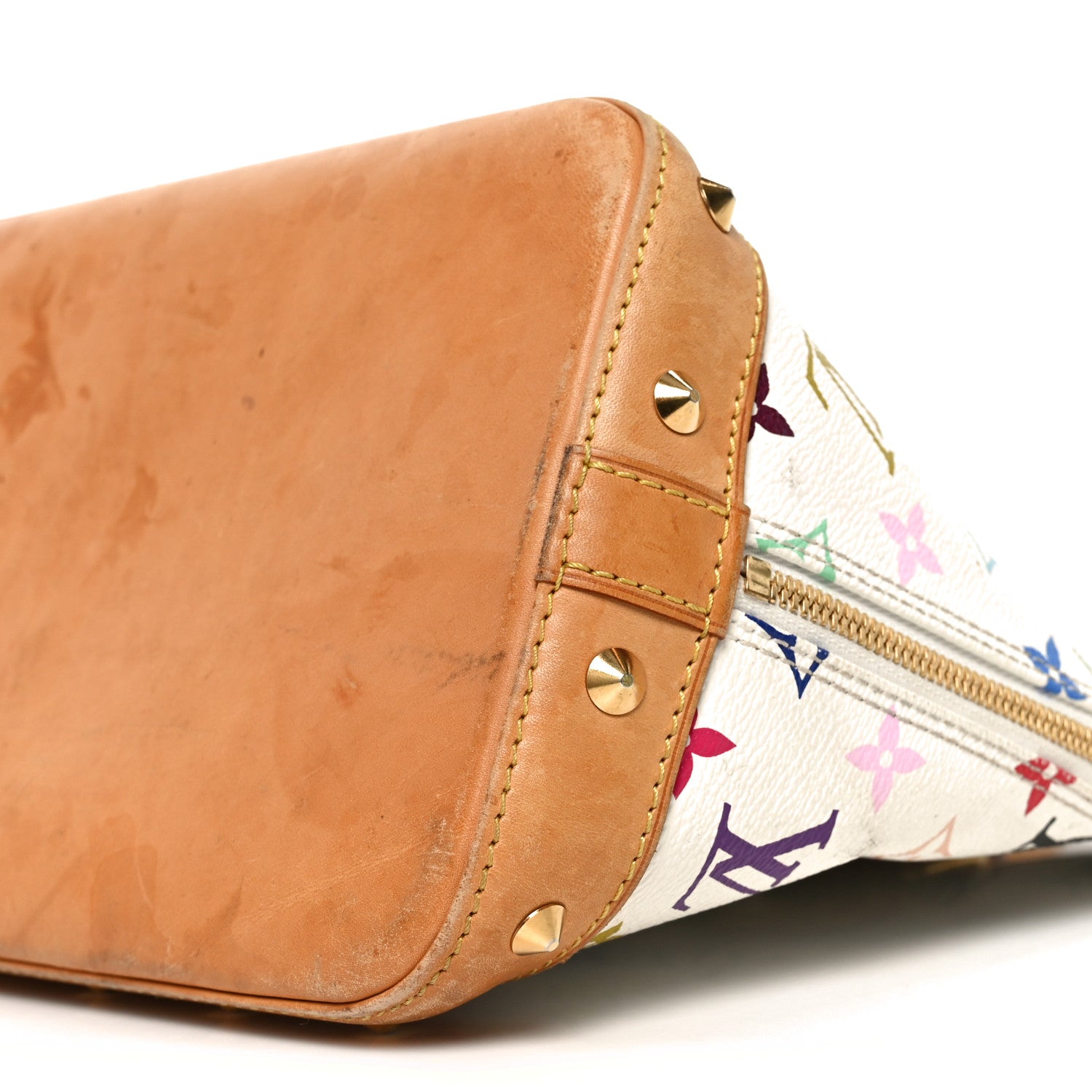 Louis Vuitton Monogram Multicolor Alma White 9 of 9