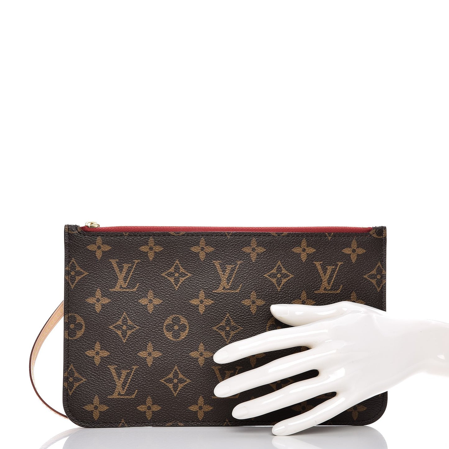 Monogram Neverfull MM GM Pochette Cherry