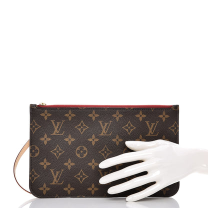 Louis Vuitton Monogram Neverfull MM GM Pochette Cherry 2 of 7
