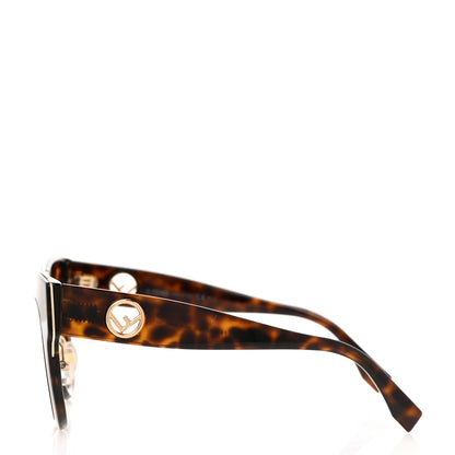 Fendi Acetate F is Fendi Cat Eye Sunglasses FF 0360/G/S Havana 3 of 7
