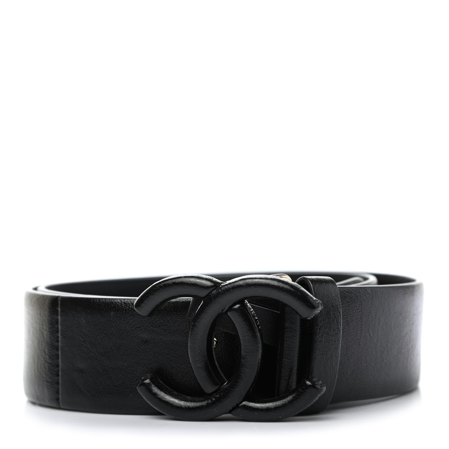 Chanel Lambskin CC Belt 70 28 Black 1 of 4