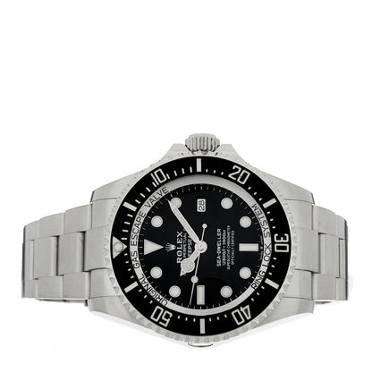 Rolex Stainless Steel 44mm Oyster Perpetual Date Sea-Dweller Deepsea Watch 126660 Black 2 of 5