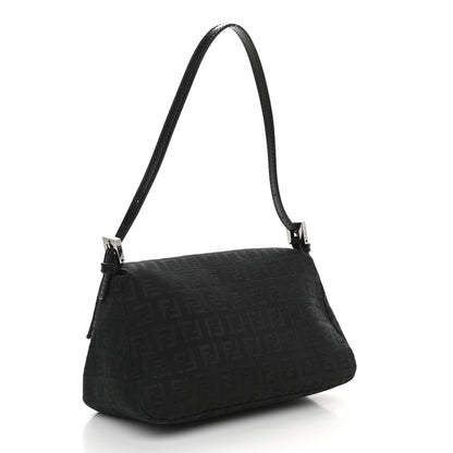 Fendi Zucchino Mini Mama Baguette Black 3 of 9