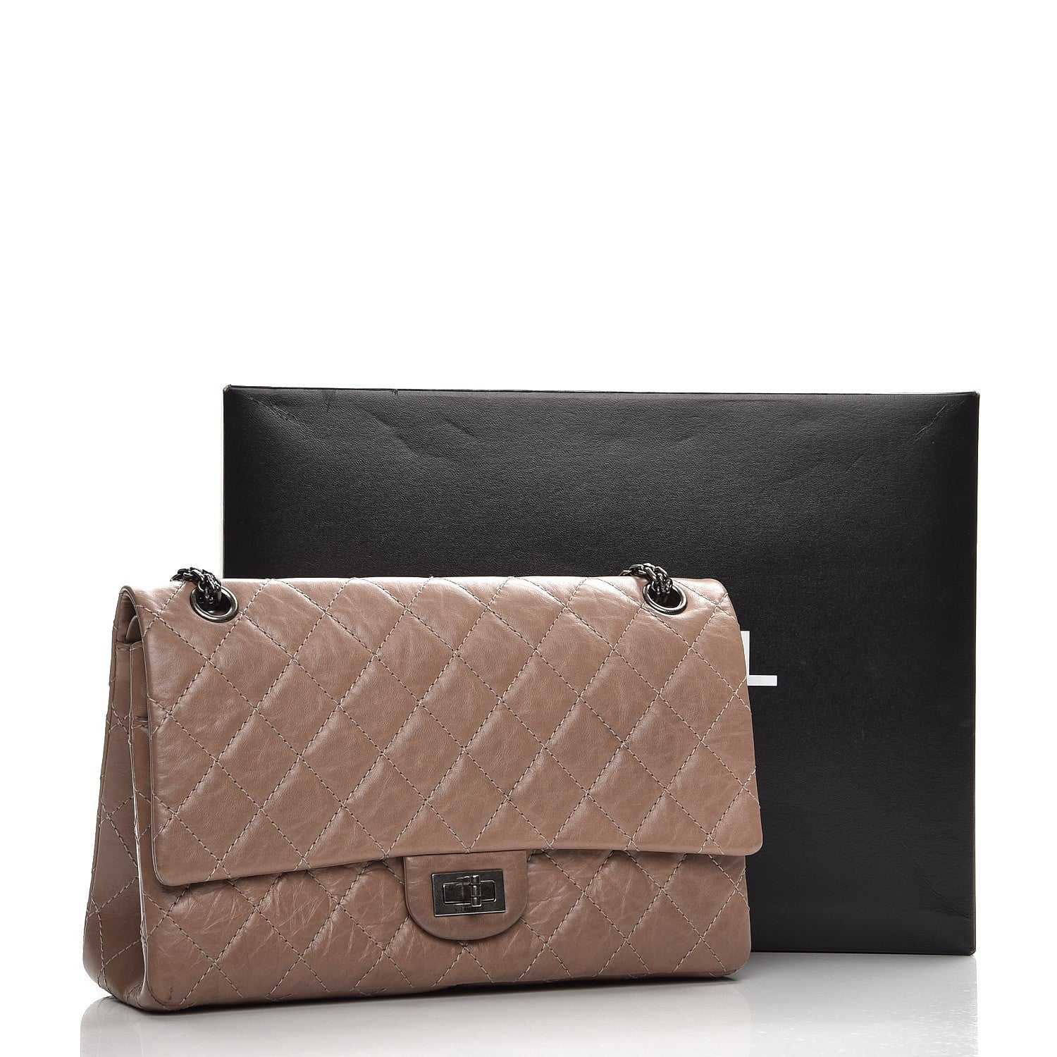 Chanel Aged Calfskin Quilted 2.55 Reissue 226 Flap Light Brown 12 of 12