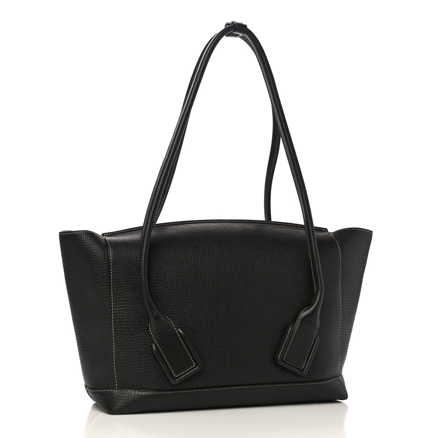 Bottega Veneta Grainy Calfskin Small Arco Black 3 of 10