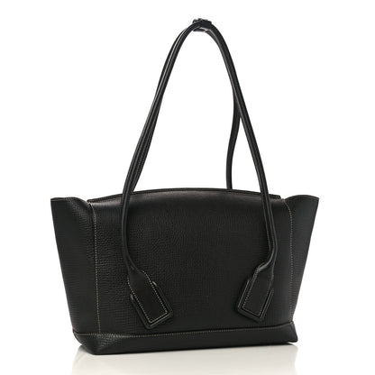 Bottega Veneta Grainy Calfskin Small Arco Black 3 of 10