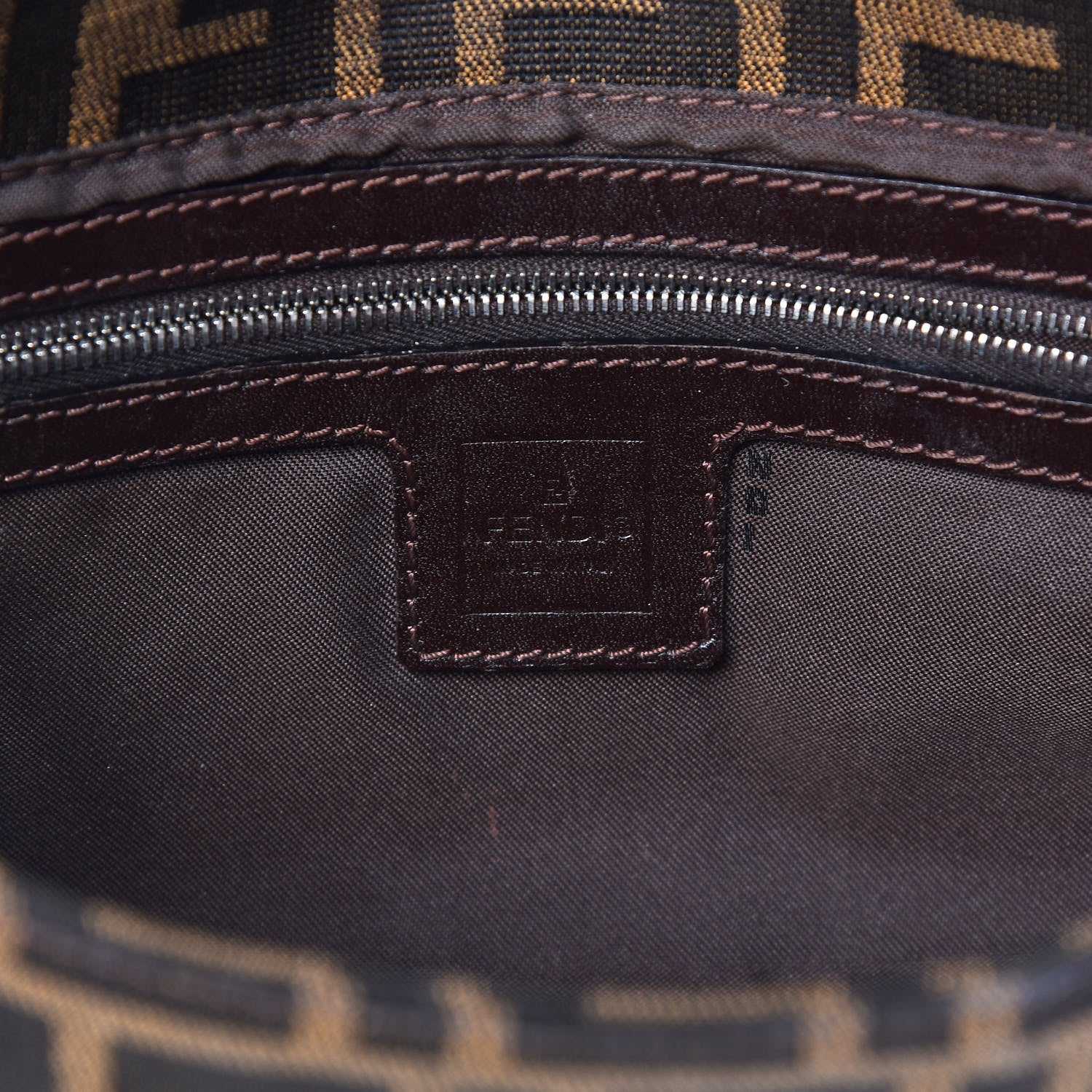 Fendi Zucca Baguette Tobacco 10 of 11