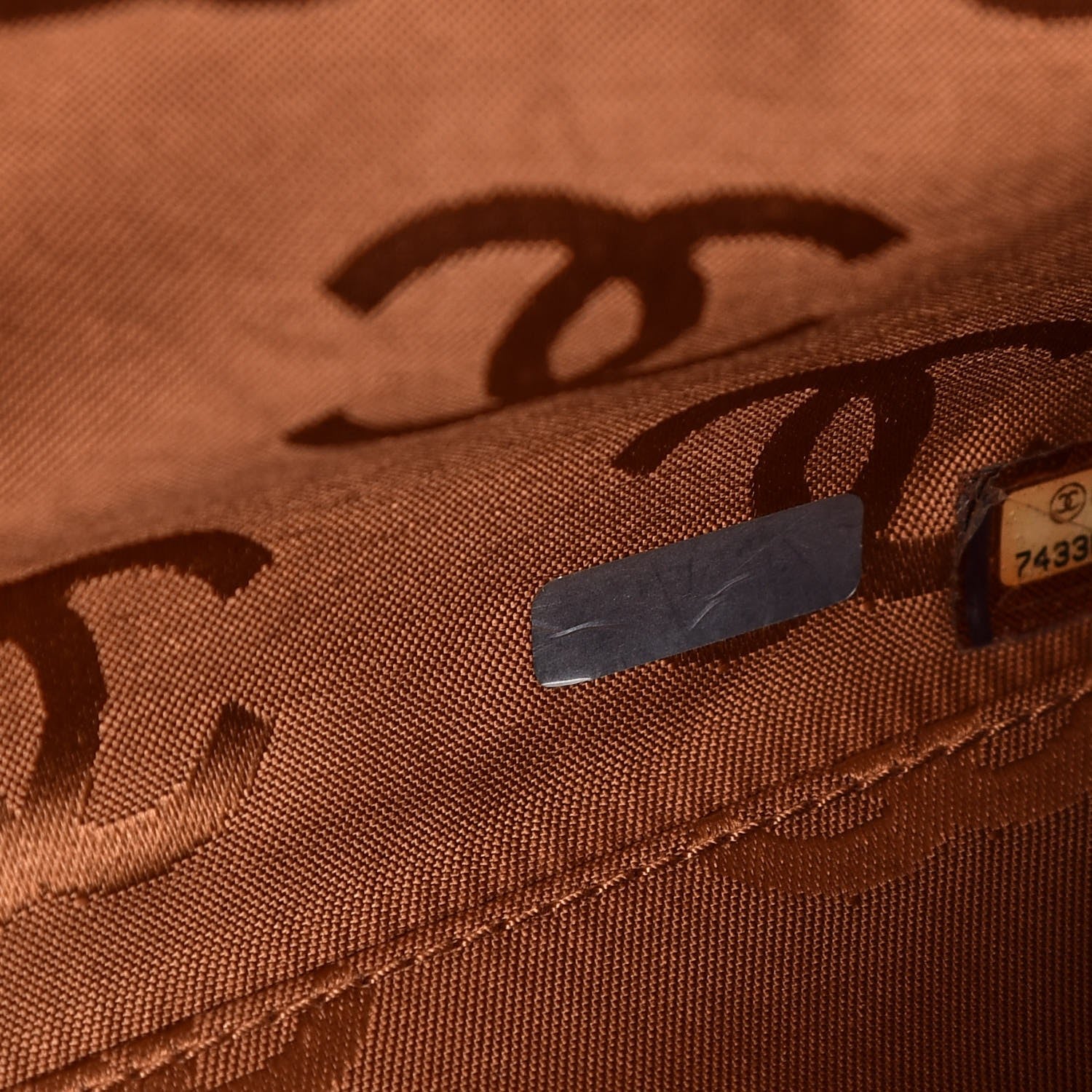 Chanel Deerskin Shoulder Bag Brown 7 of 7