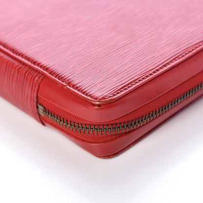 Louis Vuitton Epi Travel Diary Castillan Red 10 of 19